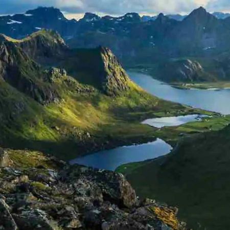 Leilighet Med Balkong Og Havutsikt Pa Napp. Esterno foto